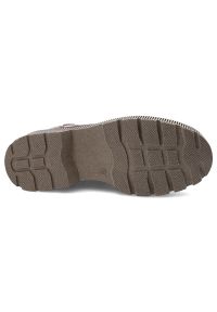 Bordowe Botki Artiker Ocieplane Obuwie Damskie. Okazja: na co dzień. Zapięcie: sznurówki. Kolor: czerwony. Materiał: skóra. Styl: casual, klasyczny #6
