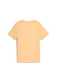 T-shirt z logo nr 1 dla dzieci Puma Essentials. Kolor: pomarańczowy. Sport: joga i pilates #2