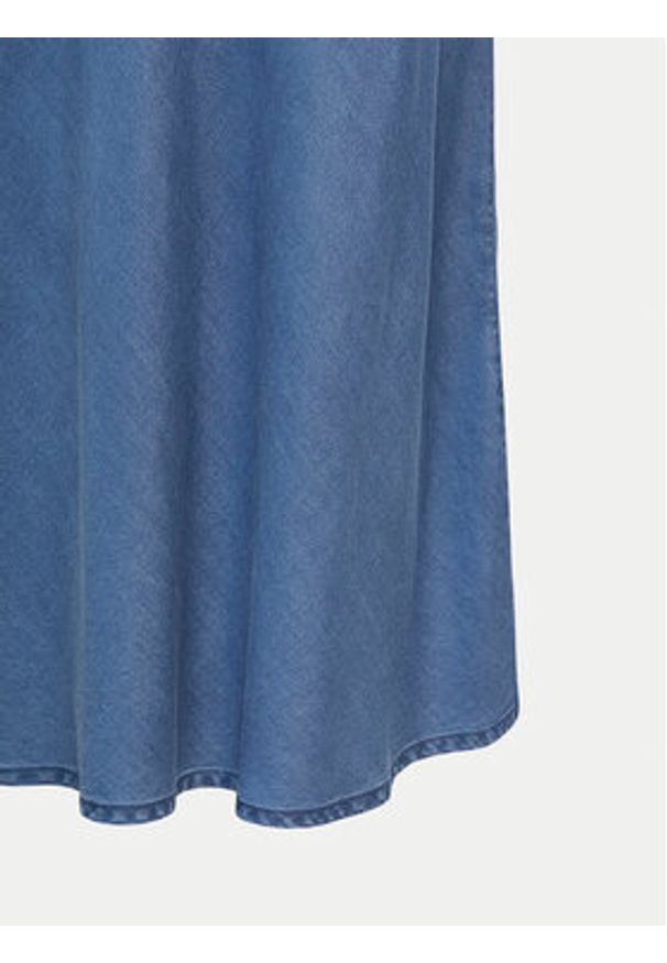 only - ONLY Spódnica maxi Chigo 15338281 Niebieski Regular Fit. Kolor: niebieski. Materiał: lyocell