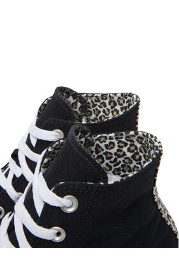 Converse Trampki Chuck Taylor All Star Leopard A14940C Czarny. Kolor: czarny. Materiał: materiał