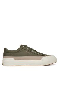 Pepe Jeans Sneakersy Ben Wash M PMS31075 Khaki. Kolor: brązowy. Materiał: materiał
