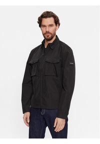 Calvin Klein Kurtka przejściowa Recycled Light Shirt Jacket K10K107136 Czarny Regular Fit. Kolor: czarny. Materiał: bawełna #1