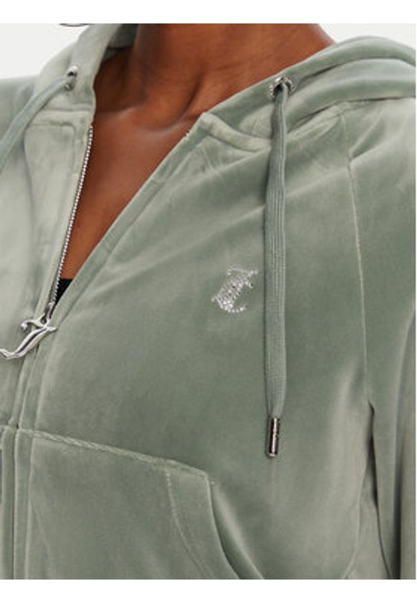 Juicy Couture Bluza Madison JCWA122001 Zielony Slim Fit. Kolor: zielony. Materiał: syntetyk