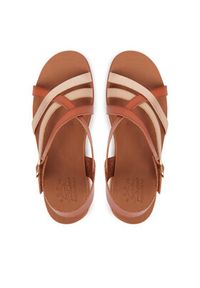 skechers - Skechers Sandały Desert Kiss Low 114709/CSNT Brązowy. Kolor: brązowy. Materiał: skóra #5