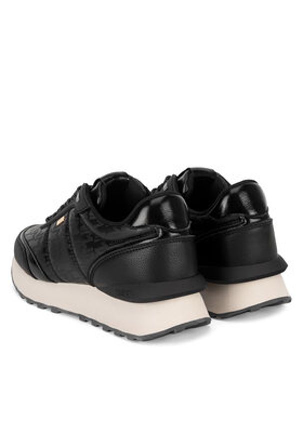 MEXX Sneakersy MI001009343W Czarny. Kolor: czarny. Materiał: skóra