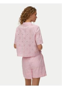 Vero Moda Koszula Eliza 10342754 Różowy jasny Regular Fit. Kolor: różowy. Materiał: bawełna #4
