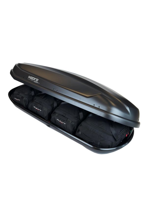 KJUST - Torby Do Boksu Dachowego Hapro Explorer 400 4Szt Kjust. Kolor: czarny. Styl: sportowy