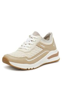 Rieker Sneakersy M6609-60 Beżowy. Kolor: beżowy. Materiał: syntetyk #7