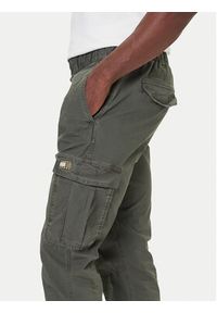 Tommy Jeans Spodnie materiałowe DM0DM22003 Zielony Regular Fit. Kolor: zielony. Materiał: bawełna #4
