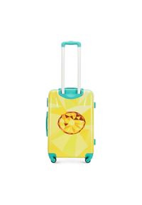 Wittchen - Komplet walizek z ABS-u z nadrukiem żółty. Kolor: żółty. Materiał: guma. Wzór: nadruk. Styl: wakacyjny #2