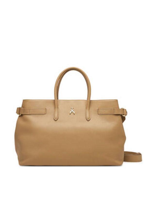 Patrizia Pepe Torebka 8B0270 L162 B775 Beżowy. Kolor: beżowy. Materiał: skórzane