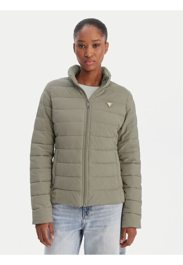 Guess Kurtka przejściowa V4YL04 WF3X0 Beżowy Regular Fit. Kolor: beżowy. Materiał: syntetyk