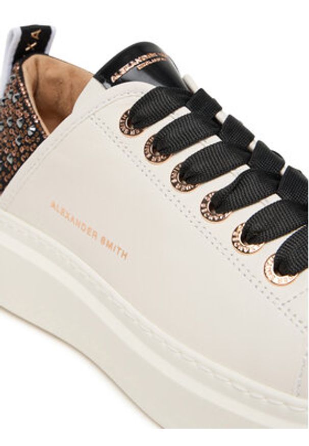 Alexander Smith Sneakersy Wembley SBCWYW-0506 Biały. Kolor: biały. Materiał: skóra