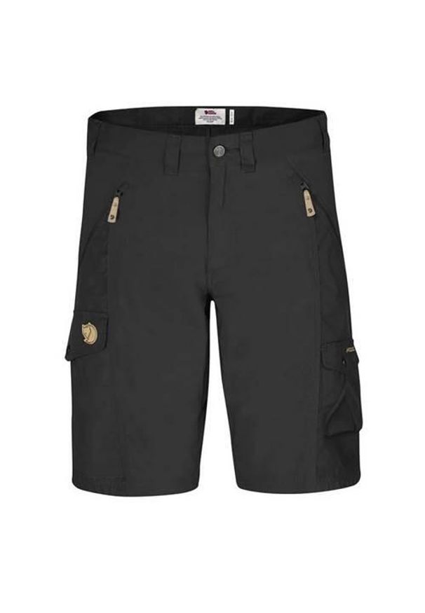 Fjällräven - Spodnie sportowe męskie Fjallraven Abisko. Kolor: czarny. Długość: krótkie. Styl: sportowy