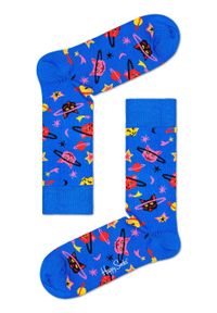 Happy-Socks - Happy Socks - Skarpetki Outer Space (3-pack). Kolor: niebieski #2