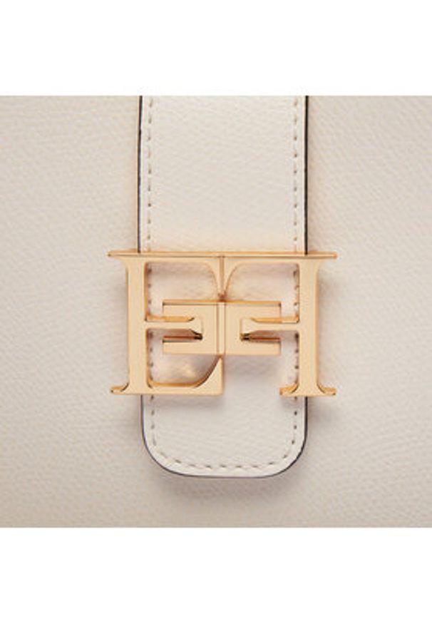Elisabetta Franchi Torebka BS-41F-41E2 Écru. Materiał: skórzane