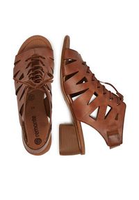 Remonte Sandały CEO-R8776-24 Brązowy. Kolor: brązowy. Materiał: skóra #6