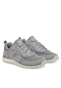 skechers - Skechers Buty na siłownię Track - Glendor 232699/GRY Szary. Kolor: szary. Materiał: materiał. Sport: fitness #4