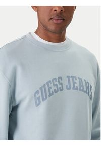 Guess Jeans Bluza M6GQA6 KCPR1 Niebieski Regular Fit. Kolor: niebieski. Materiał: bawełna #2
