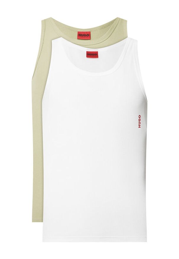 Hugo - HUGO Komplet 2 tank topów 50469778 Kolorowy Slim Fit. Materiał: bawełna. Wzór: kolorowy