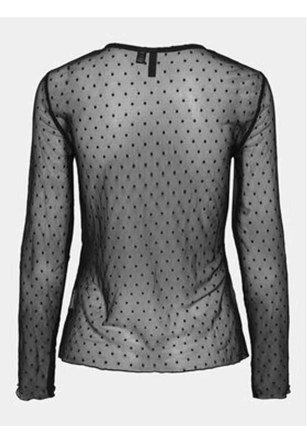 Pieces Bluzka 17146722 Czarny Slim Fit. Kolor: czarny. Materiał: syntetyk