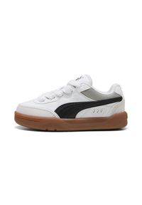 Trenerzy dla dzieci Puma Park SK8 PS. Kolor: biały. Materiał: skóra. Szerokość cholewki: normalna. Sport: turystyka piesza, skateboard