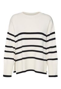 Vero Moda Sweter 10278319 Beżowy Regular Fit. Kolor: beżowy. Materiał: wiskoza #2