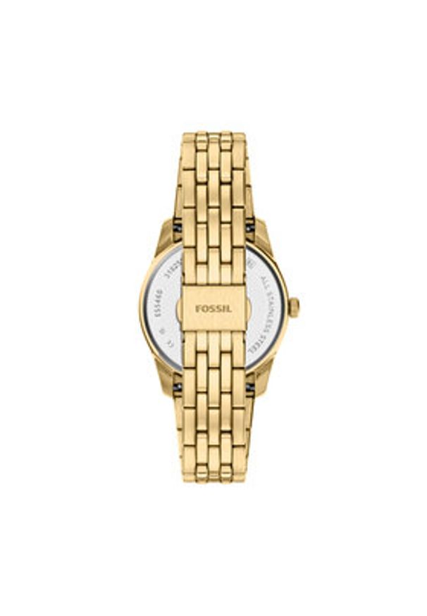 Fossil Zegarek Scarlette ES5460 Złoty. Kolor: złoty