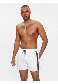 Emporio Armani Underwear Szorty kąpielowe 211740 4R443 00010 Biały Regular Fit. Kolor: biały. Materiał: syntetyk #4