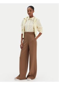 TOMMY HILFIGER - Tommy Hilfiger Koszula Ess WW0WW47169 Żółty Regular Fit. Kolor: żółty. Materiał: bawełna #2