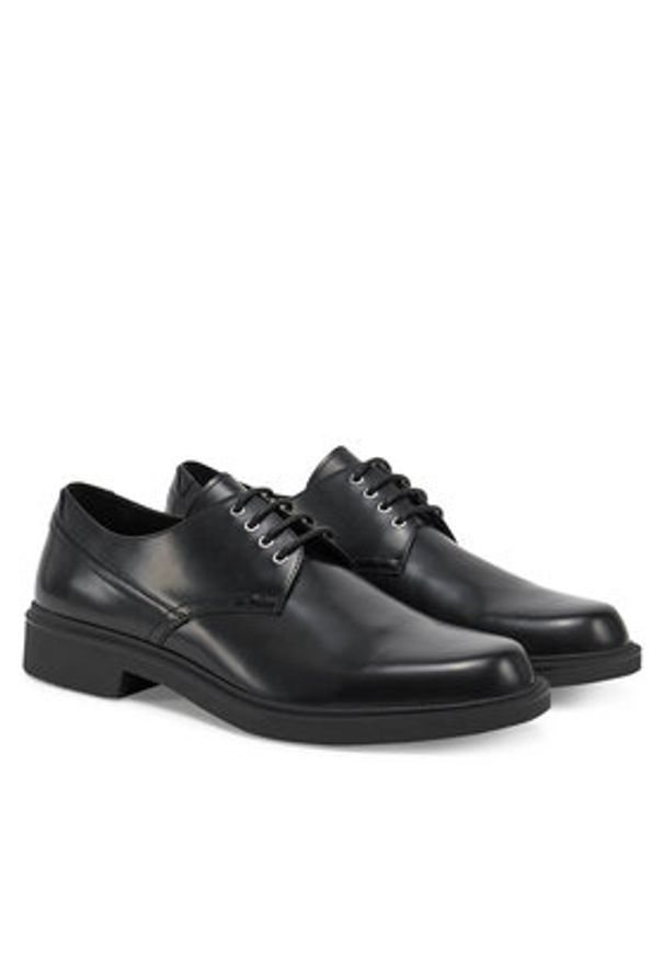 BOSS Półbuty Ronnin 50536164 Czarny. Kolor: czarny. Materiał: skóra