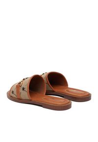 Beverly Hills Polo Club Klapki EO-HY6692-2 Brązowy. Kolor: brązowy. Materiał: materiał #3