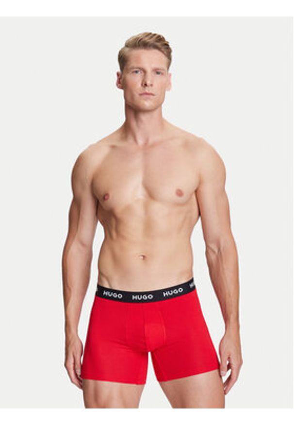 Hugo - HUGO Komplet bokserek 50532613 Kolorowy. Materiał: bawełna. Wzór: kolorowy