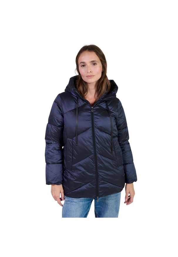 LE TEMPS DES CERISES - Damska kurtka puchowa Le Temps des cerises Kilia. Kolor: czarny, niebieski, wielokolorowy. Materiał: puch