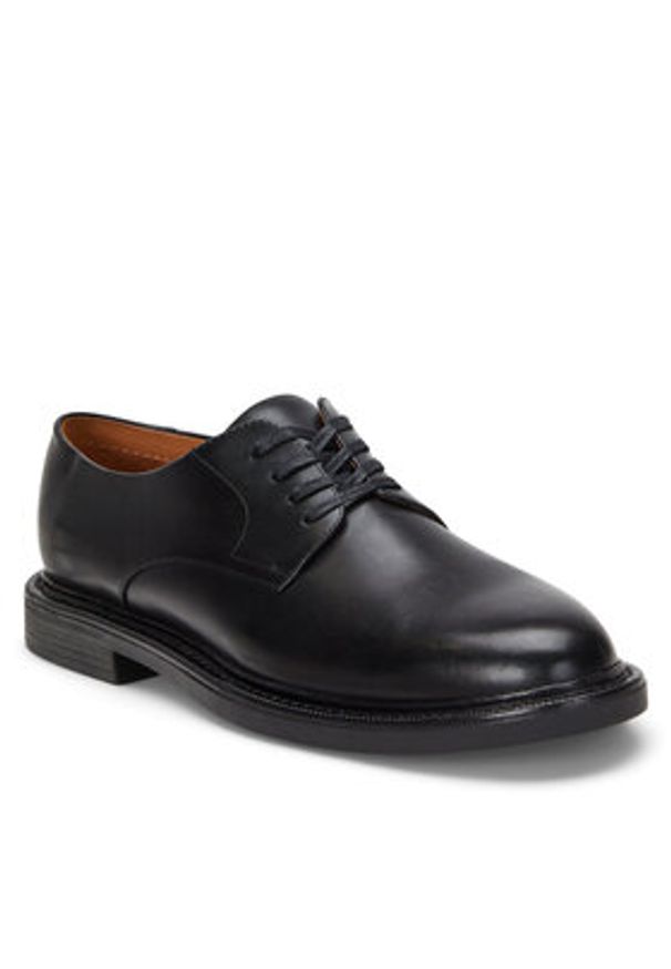 Polo Ralph Lauren Półbuty Asher Derby Ds Dby 803945279002 Czarny. Kolor: czarny. Materiał: skóra