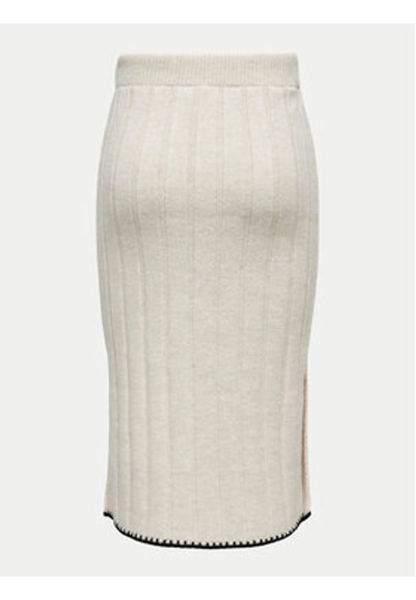 only - ONLY Spódnica ołówkowa Chick 15330190 Beżowy Regular Fit. Kolor: beżowy. Materiał: syntetyk