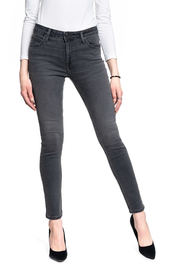 Lee - DAMSKIE SPODNIE JEANSOWE LEE ELLY BLACK FLOW L305CPRW