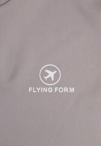 Renee - Jasnoszary Basicowy T-shirt w Stylu Cropped z Subtelnym Nadrukiem Loraera. Okazja: na co dzień. Kolor: szary. Materiał: jeans. Długość: krótkie. Wzór: nadruk. Styl: elegancki, sportowy, casual #4