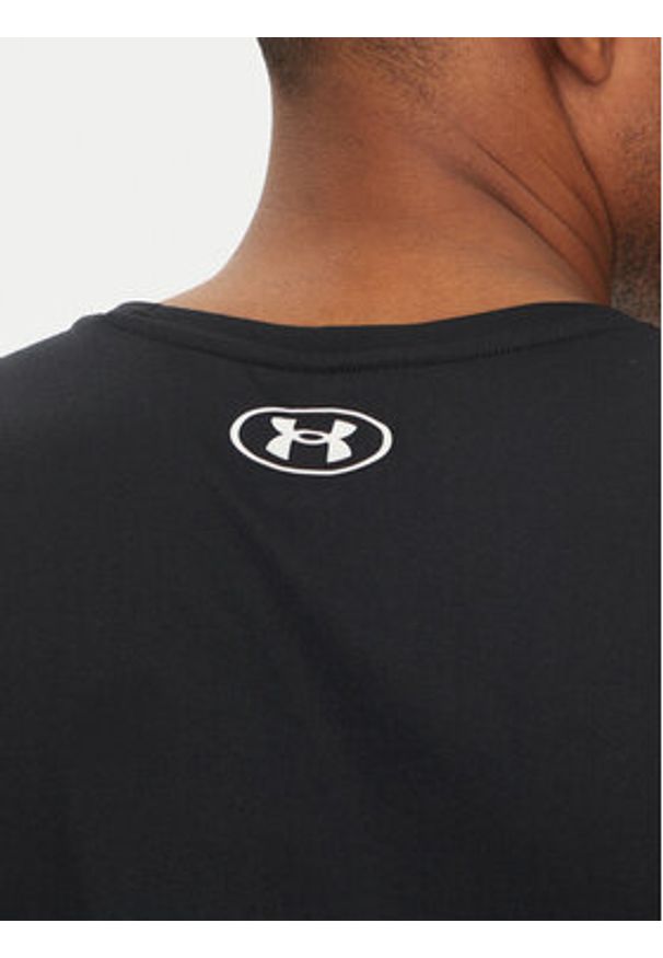 Under Armour Tank top Tech 1382795 Czarny Regular Fit. Kolor: czarny. Materiał: syntetyk