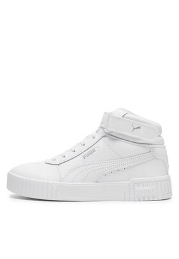 Puma Sneakersy Carina Mid Jr 38737602 Biały. Kolor: biały. Materiał: skóra