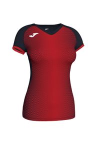Koszulka do piłki nożnej damska Joma Supernova. Kolor: wielokolorowy, czarny, czerwony. Sport: piłka nożna #1