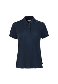 Damska koszulka polo Musto Evolution Sunblock. Typ kołnierza: polo. Kolor: niebieski #1