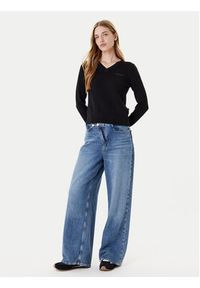 Guess Jeans Sweter W4BR84 Z3HO2 Czarny Regular Fit. Kolor: czarny. Materiał: syntetyk #4