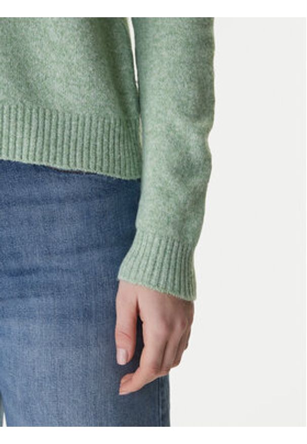 Vero Moda Sweter Doffy 10201022 Zielony Regular Fit. Kolor: zielony. Materiał: syntetyk