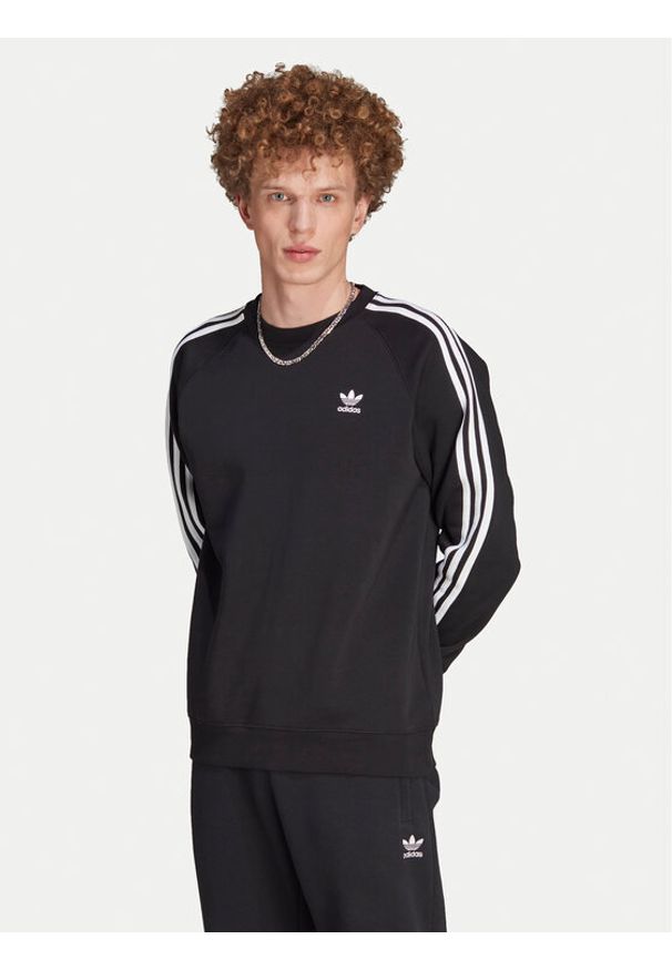 Adidas - adidas Bluza adicolor Classics 3-Stripes IM2087 Czarny Regular Fit. Kolor: czarny. Materiał: syntetyk, bawełna