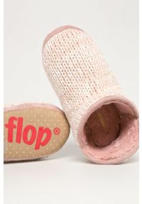 Flip*Flop - Kapcie Bonny Knit. Kolor: różowy