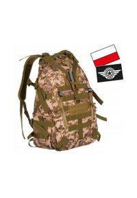 Plecak militarny Peterson [DH] BL075 beżowy piksele. Kolor: beżowy. Wzór: moro. Styl: militarny