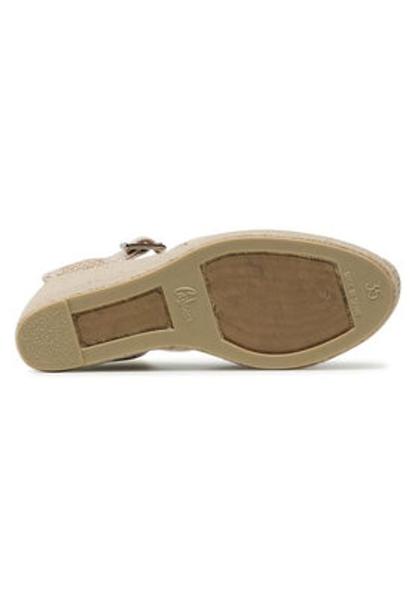 Castañer Espadryle Chiarita/8ED/001 020983-203 Beżowy. Kolor: beżowy. Materiał: materiał