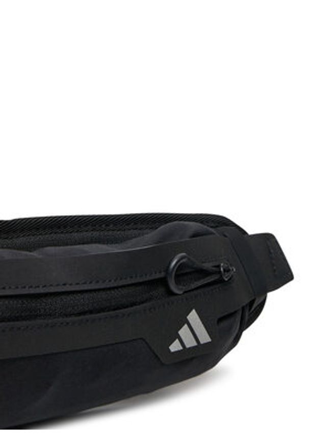 Adidas - adidas Nerka Running Waist Bag IT2046 Czarny. Kolor: czarny. Materiał: materiał