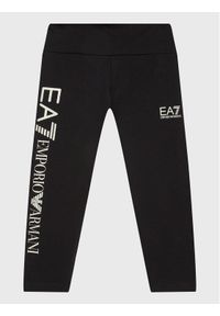 EA7 Emporio Armani Legginsy 8NFP01 FJ4SZ 0200 Czarny Slim Fit. Kolor: czarny. Materiał: bawełna